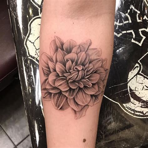 black dahlia rose tattoo